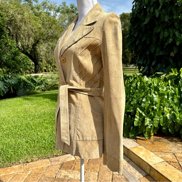 Arden B Leather Suede Jacket - Picture 2 of 9